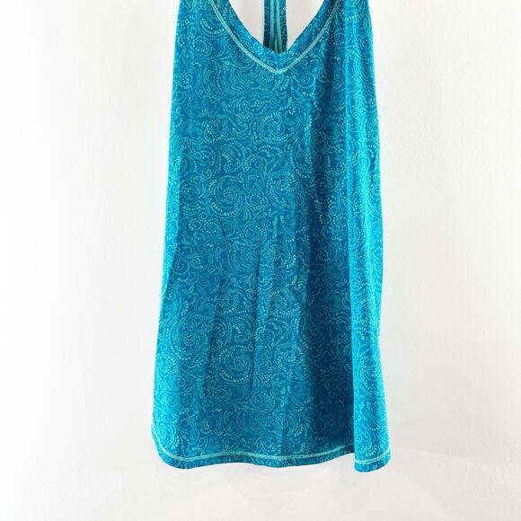 Lululemon Fast Lane Singlet Racerback Tank Top Foil Teal Green Small - Picture 7 of 9